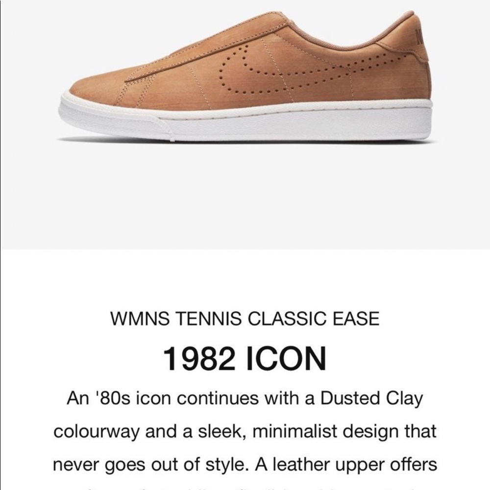 Nike Classic suede slip on size 9